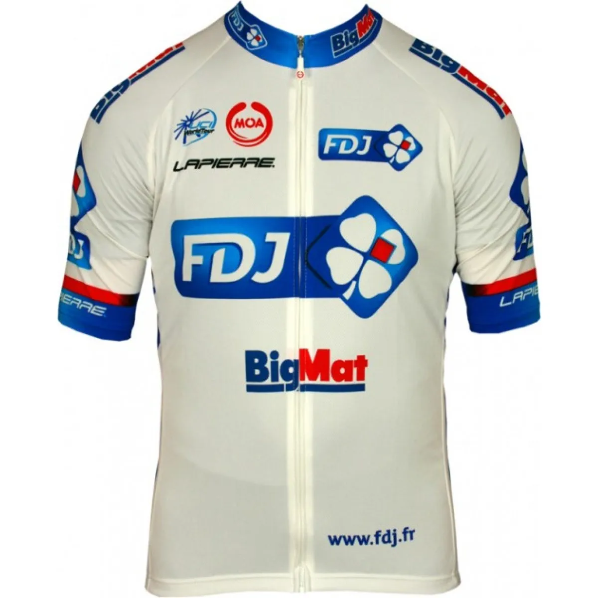 FRANCAISE DES JEUX (FDJ) - BIG MAT 2012 - MOA Radsport-Profi-Team Short Sleeve Jersey