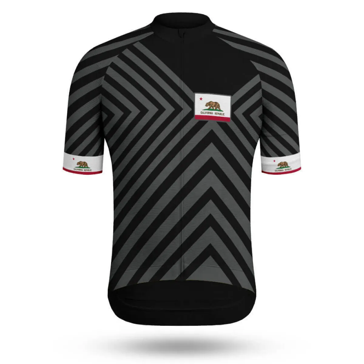 California Premium Cycling Jersey / Black / California Jersey