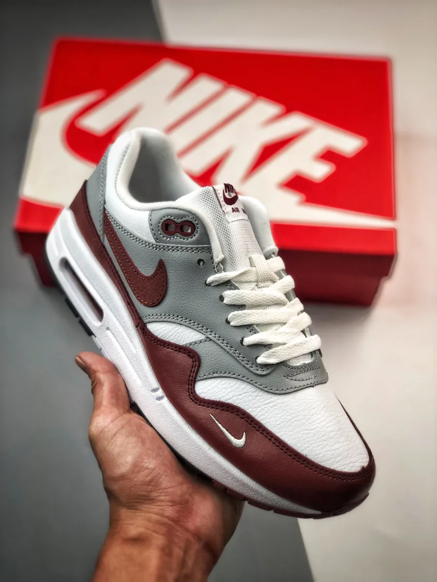 Nike Air Max 1 White/Mystic Dates-Wolf Grey-Black / air max 1 mystic dates