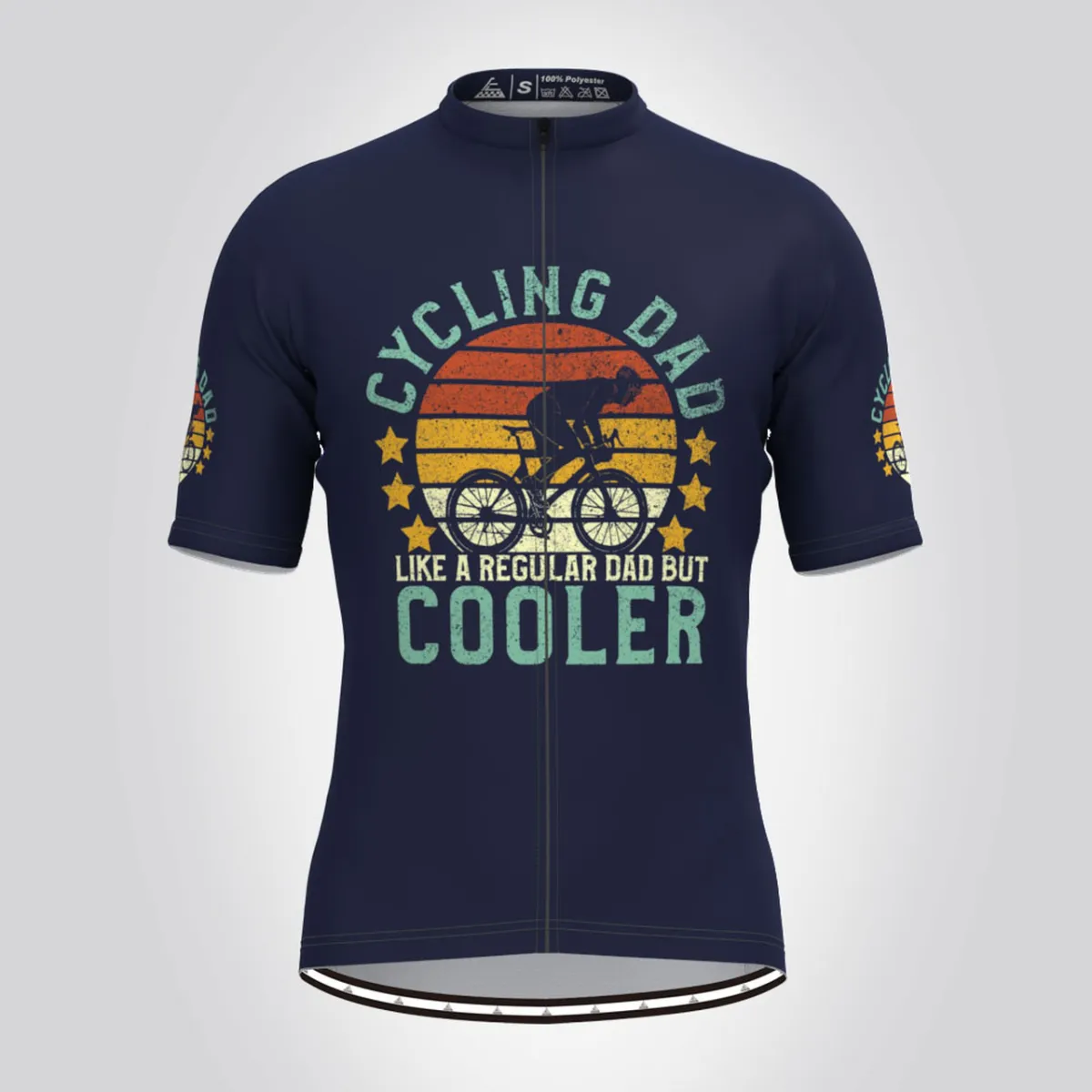 Men's Cycling Dad Short Sleeve Cycling Jersey Outlet