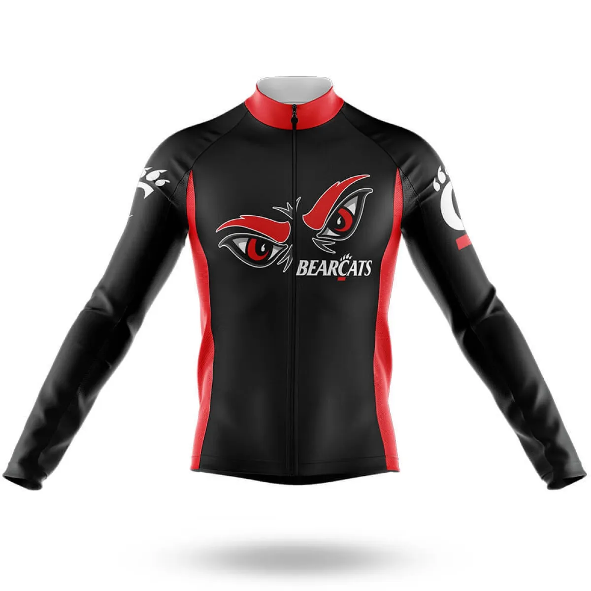 Bearcats Eyes Long Sleeve Cycling Jersey Only New Releases