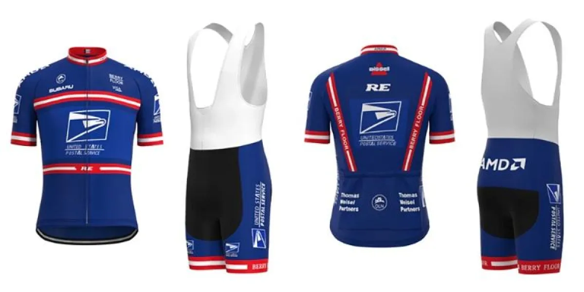 US Postal Retro Cycling Set 2004 Brand New