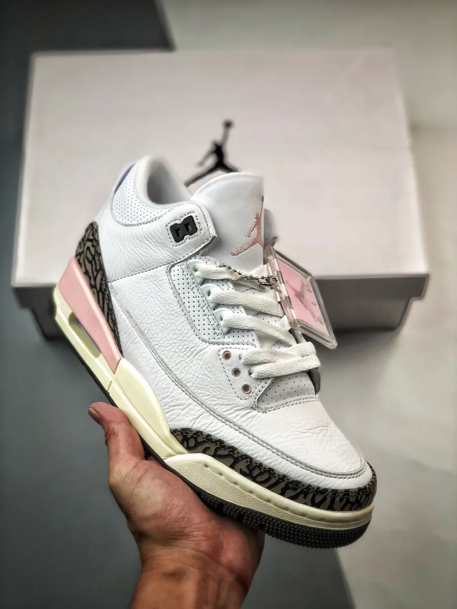 Air Jordan 3 'Neapolitan' White/Dark Mocha-Atmosphere-Sail Ck9246-102