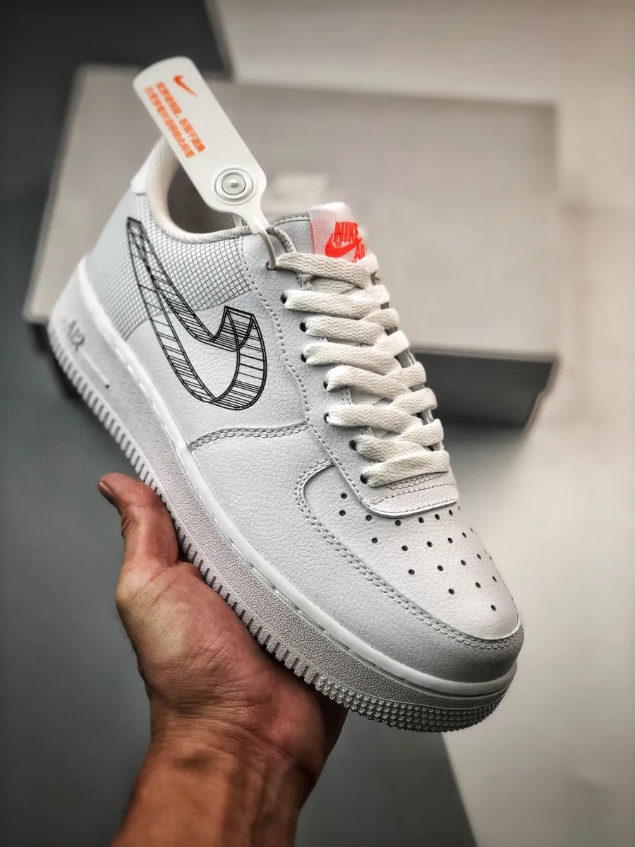 Nike Air Force 1 Low '3D Swoosh' White DR0149-100 / air force 1 3d swoosh