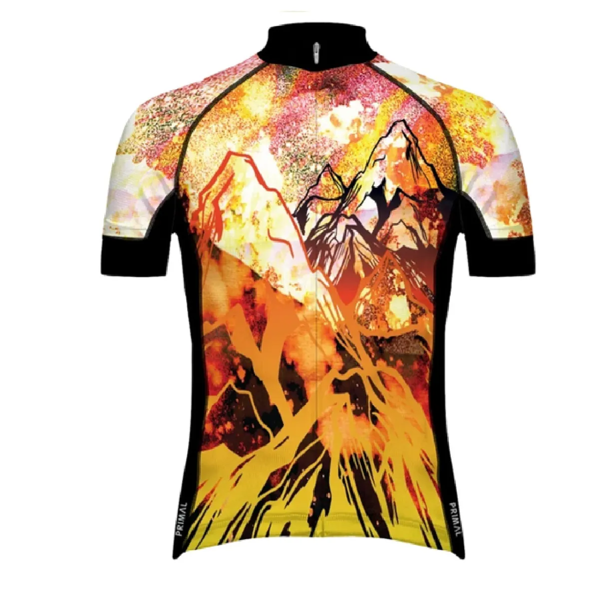 Primal Wear Seismic Shift Men's EVO 2.0 full zip Slim Fit short sleeve Cycling Jersey