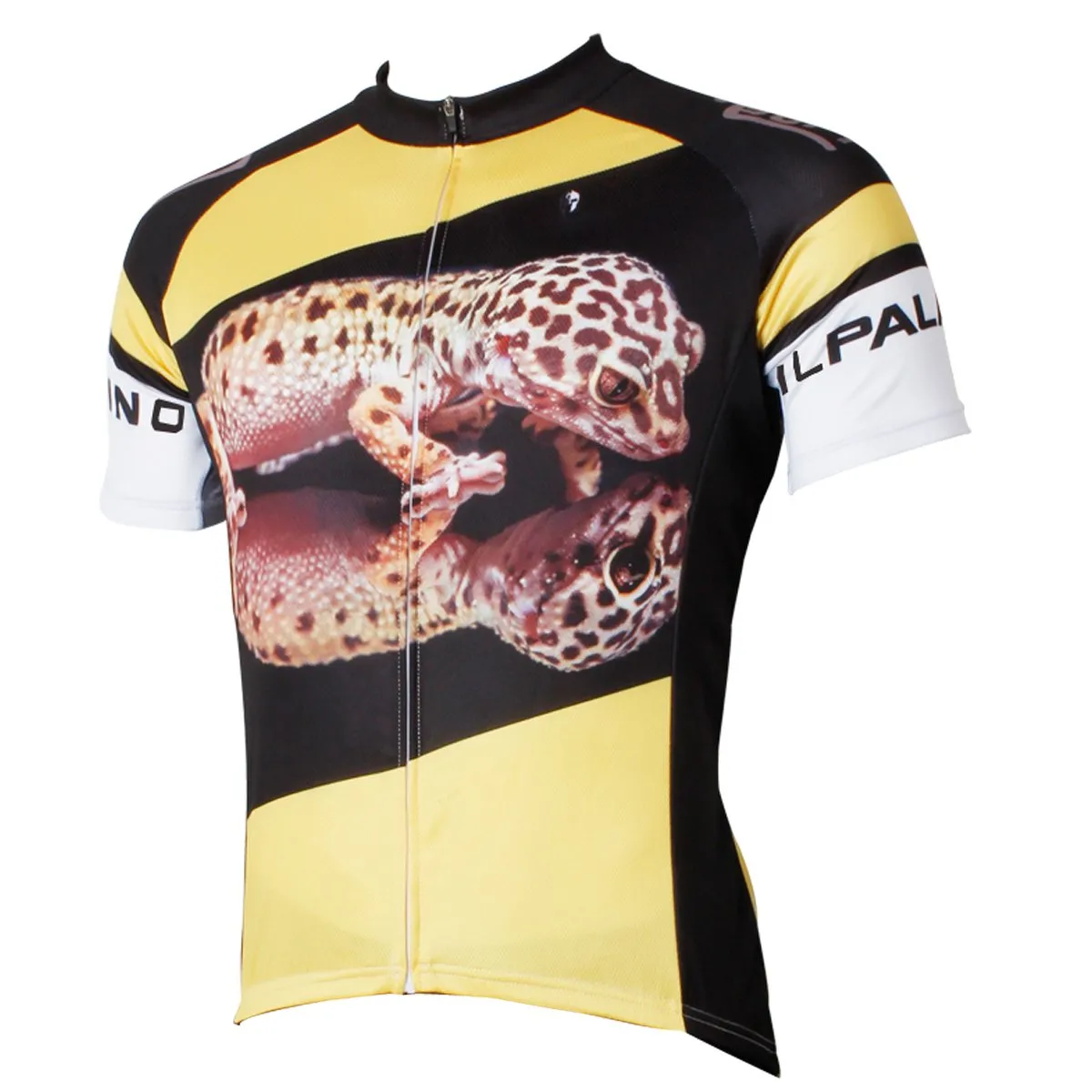 ILPALADINO Geckoes Nature Men's Professional MTB Cycling Jersey Breathable and Quick Dry Comfortable Bike Shirt for Summer NO.555