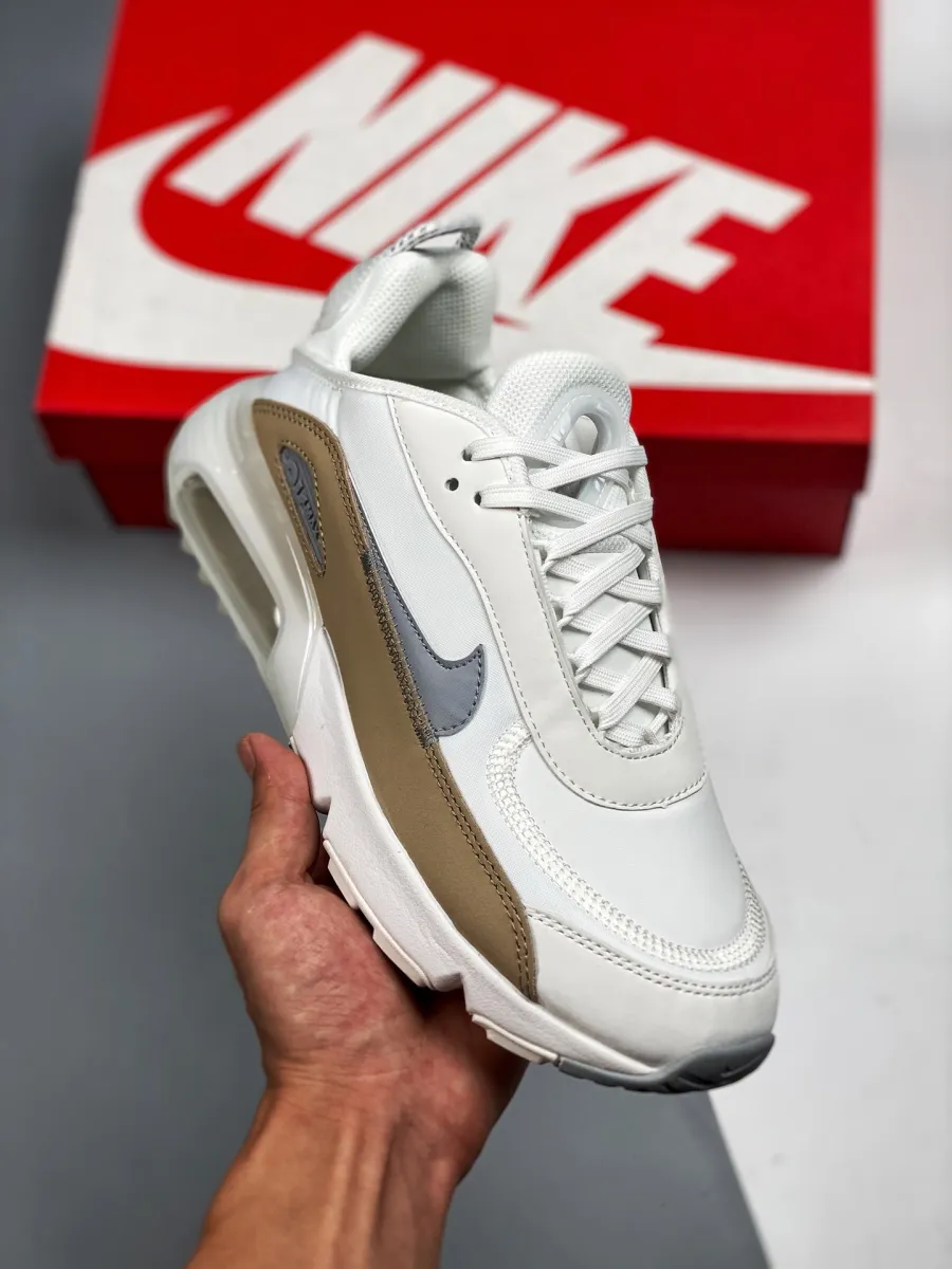Nike Air Max 2090 White Tan Silver WMNS DA8702-100 air max 2090 womens