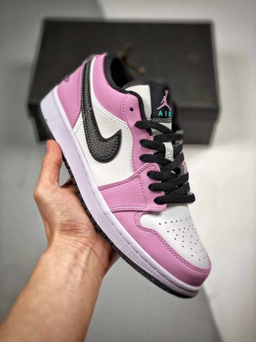 Air Jordan 1 Low Violet Shock/Black-Tropical Twist / jordan 1 tropical twist low