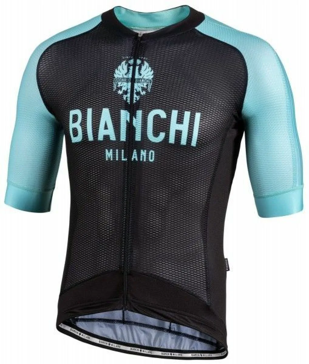 Bianchi Milano Valconca1 Aero Black Green Jersey,