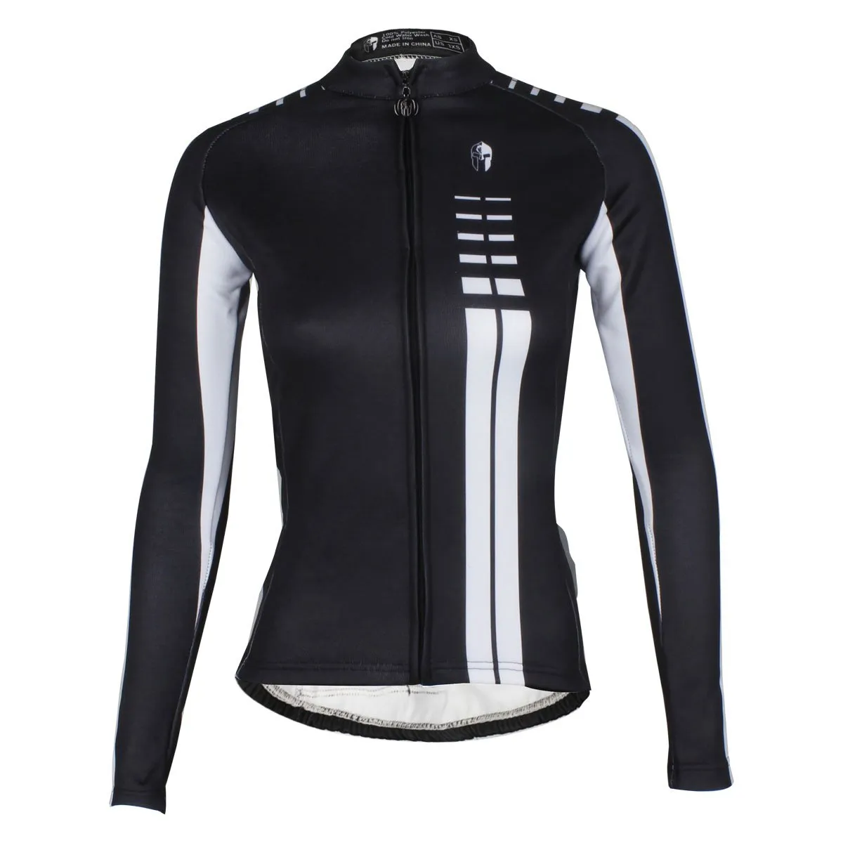 ILPALADINO Women's Long Sleeves Cycling Jersey Apparel Outdoor Sports Gear Leisure Biking T-shirt (Velvet) 646