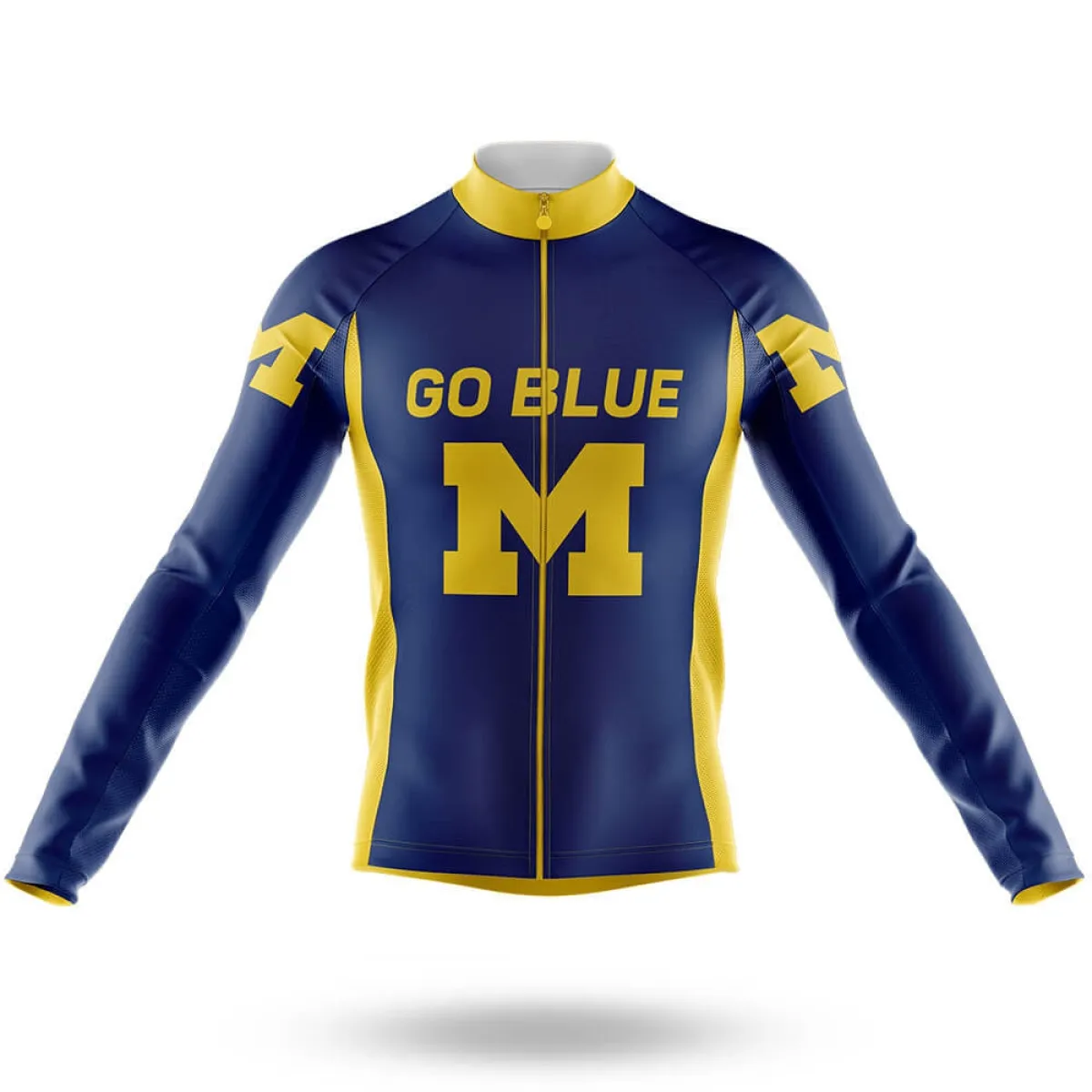 Outlet Go Blue Long Sleeve Cycling Jersey Only
