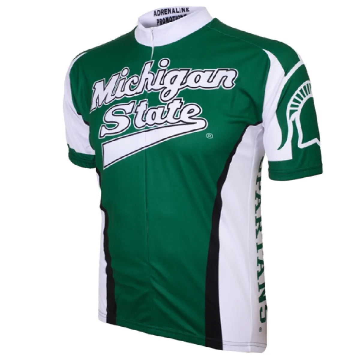 Michigan State University 3/4 zip Men's Short Sleeve Cycling Jersey