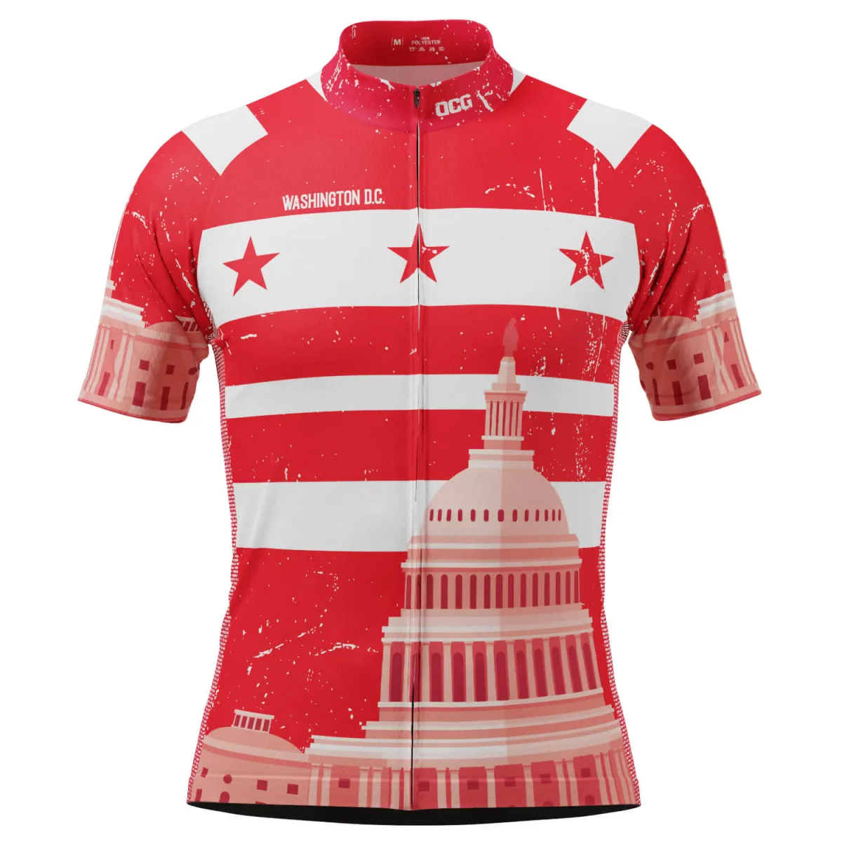 Men's Washington D.C. Short Sleeve Cycling Jersey Outlet