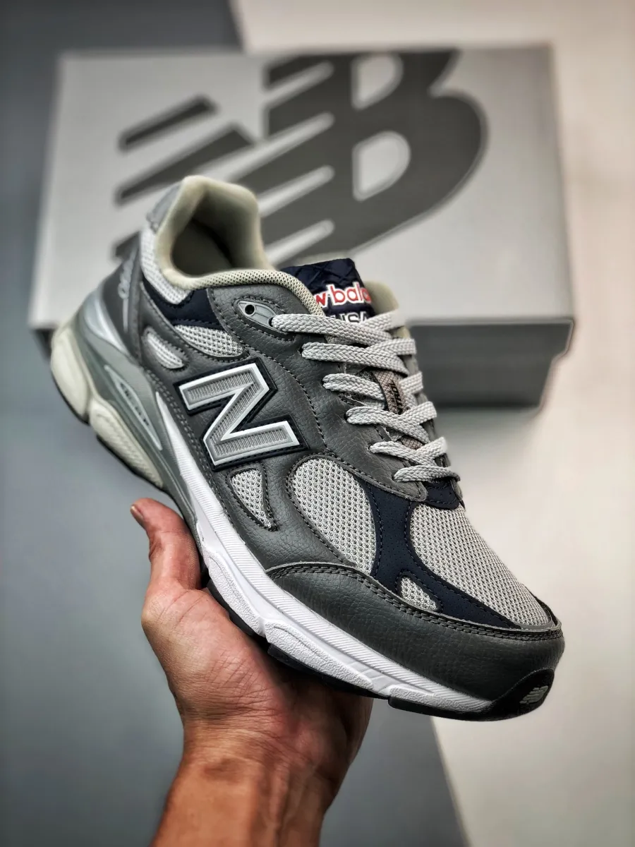 New Balance 990v3 Leather Grey M990GJ3