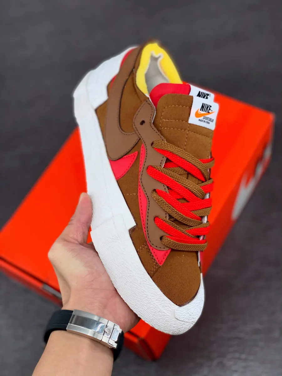 sacai x Nike Blazer Low British Tan DD1877-200 / nike sacai blazer low british tan