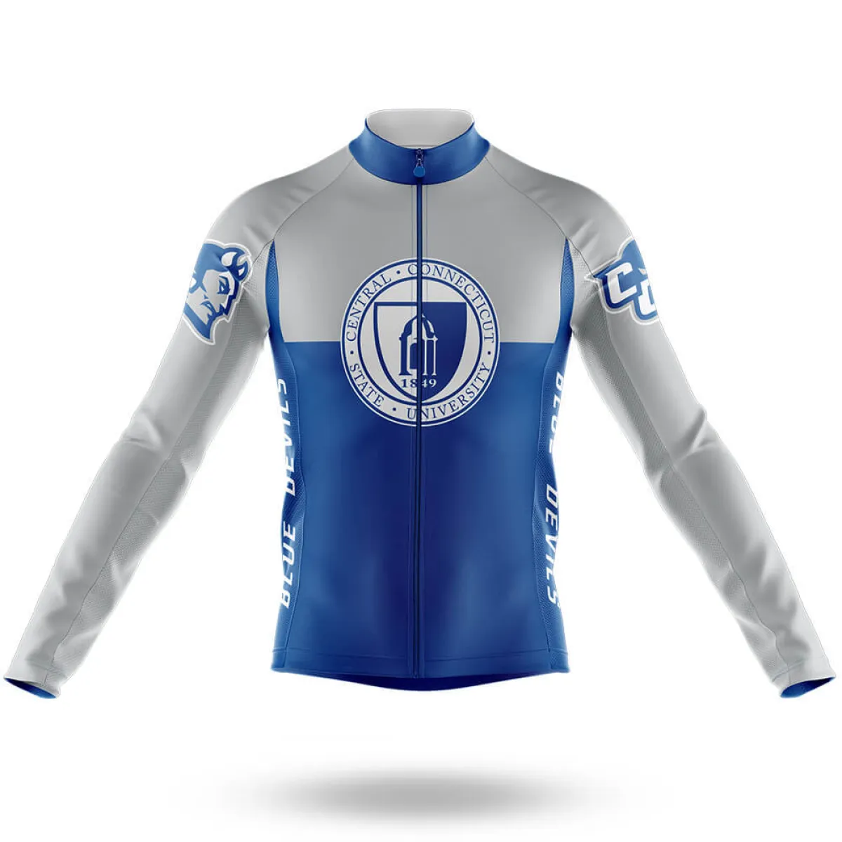 Central Connecticut State University V2 Long Sleeve Cycling Jersey Only