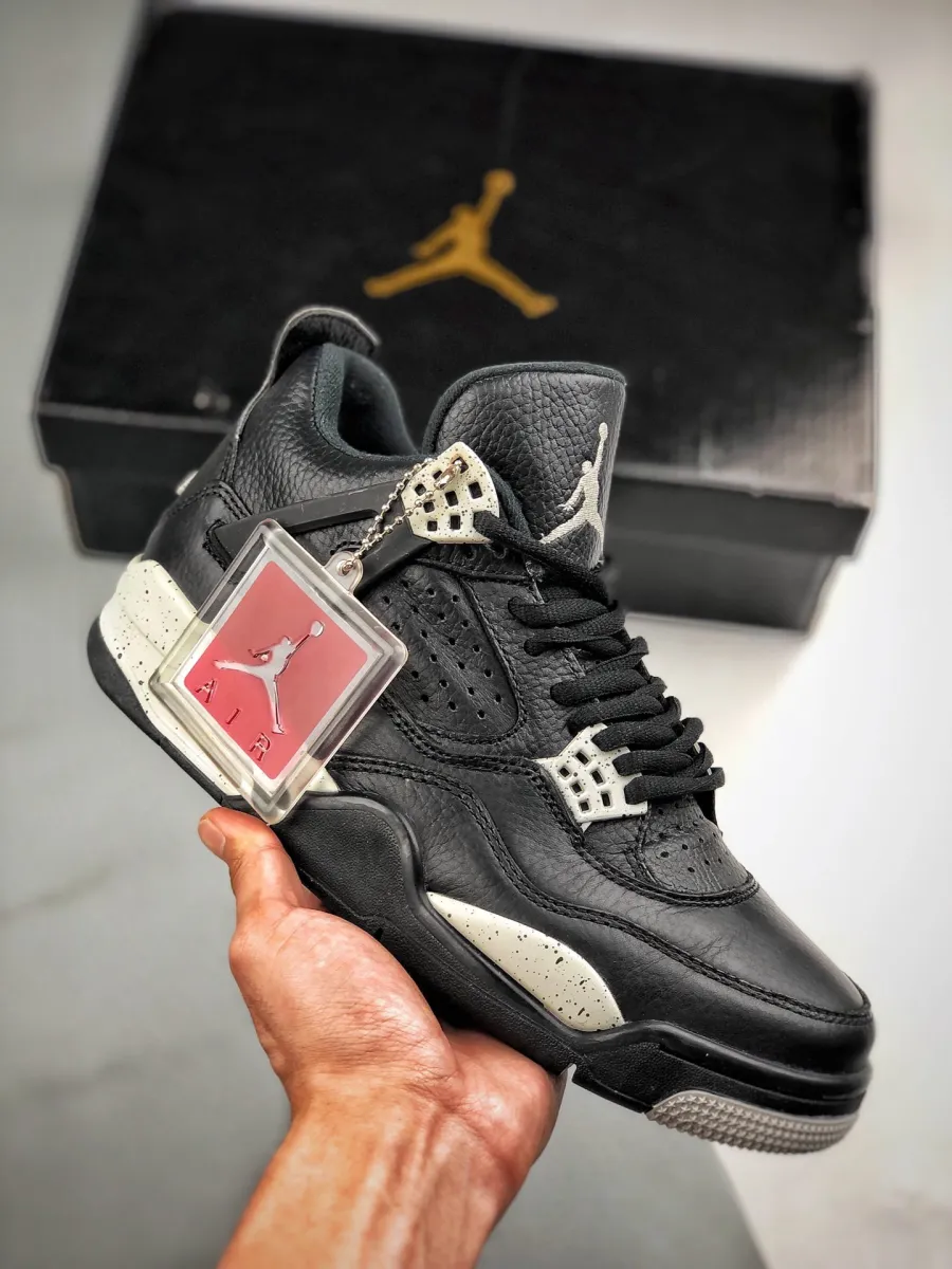 Air Jordan 4 'Oreo' Black/Tech Grey-Black / air jordan 4 retro ls black tech grey black