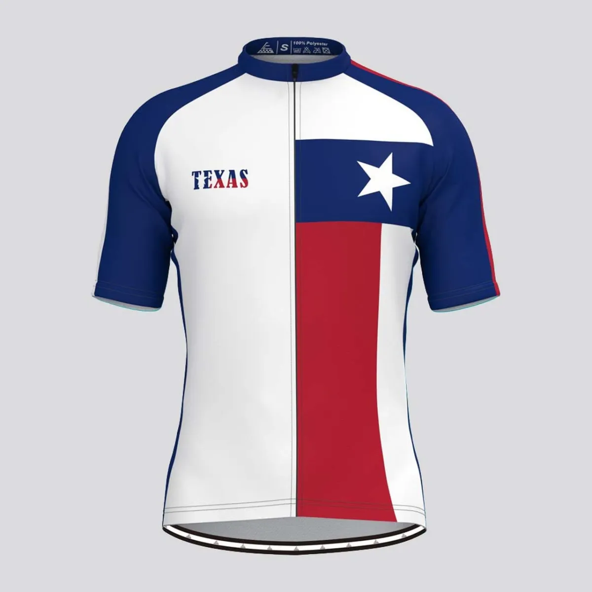 Men's Texas State Flag Cycling Jersey New Releases