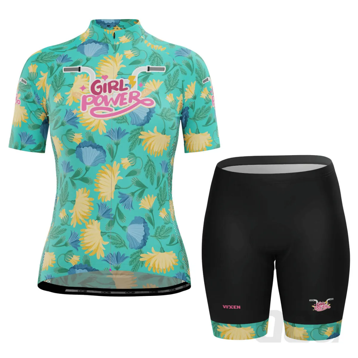 Women's Girl Power Series 1 Short Sleeve Cycling Kit Online