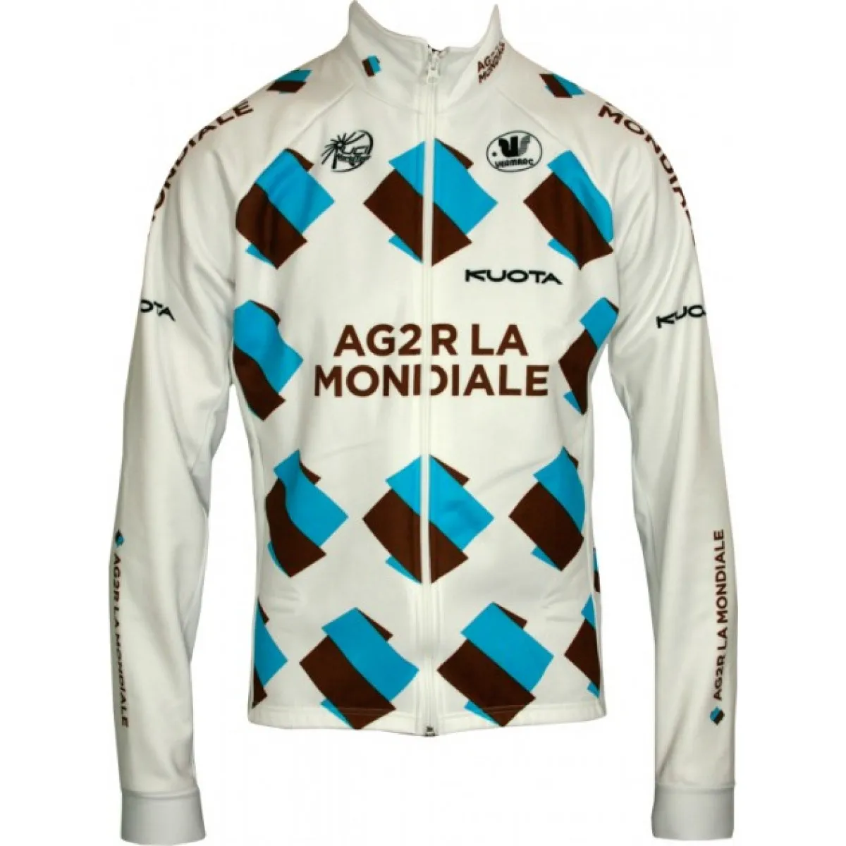 AG2R LA MONDIALE 2011 Vermarc Radsport-Profi-Team - Langarmtrikot Winter Long Sleeve Jersey Jacket