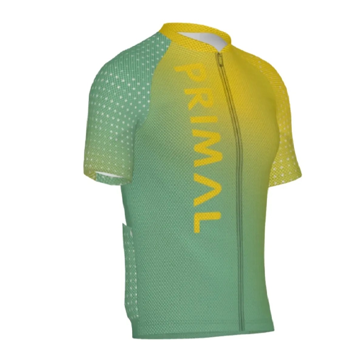 Primal Wear Honeydew Reflective Men's Omni Full Zip Cycling Jersey