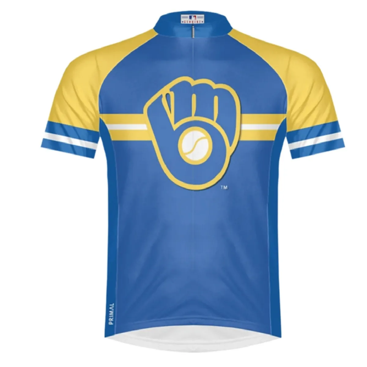 Primal Wear MLB Milwaukee Brewers v.2 Men's Sport Cycling Jersey