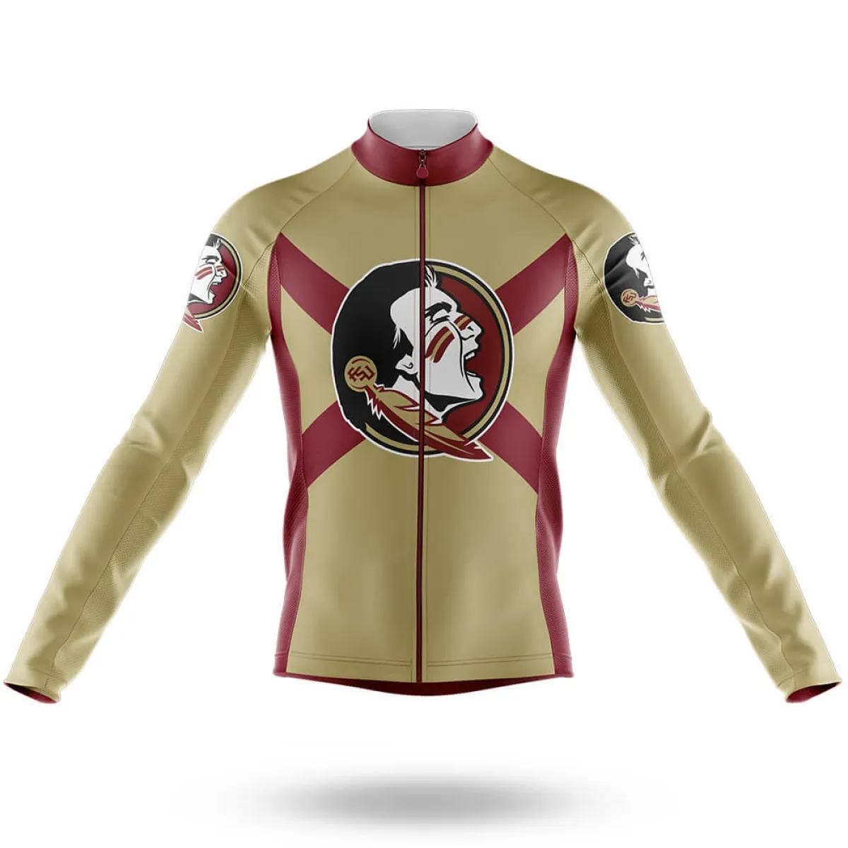 Florida State University FL Long Sleeve Cycling Jersey Only