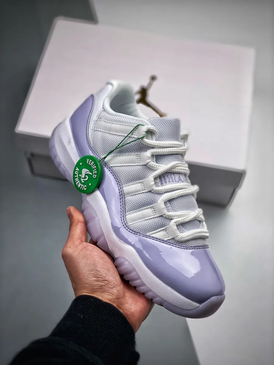 Air Jordan 11 Low White/Pure Violet / jordan 11 low light purple