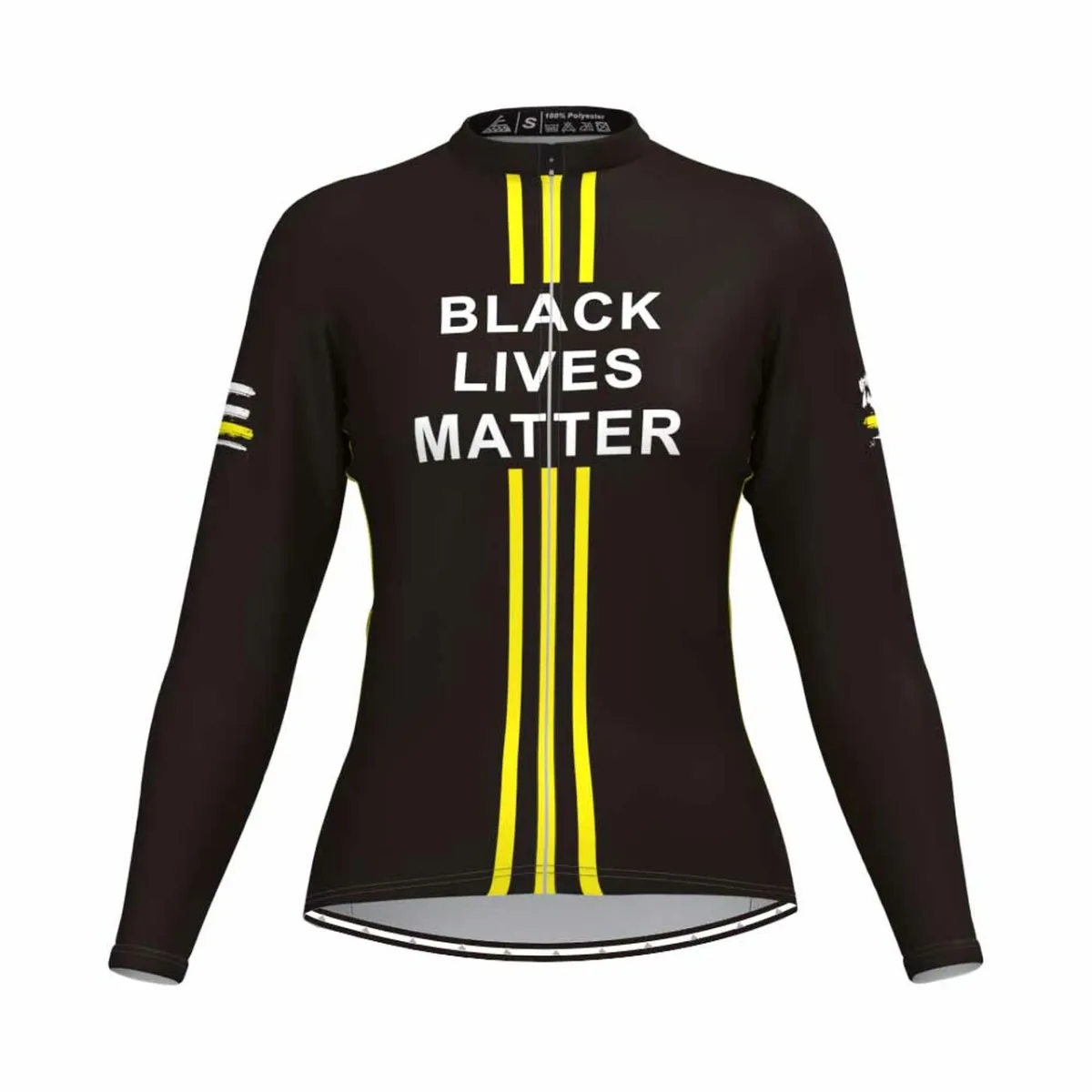 Black Lives Matter Freedom Women's Long Sleeve Cycling Jersey