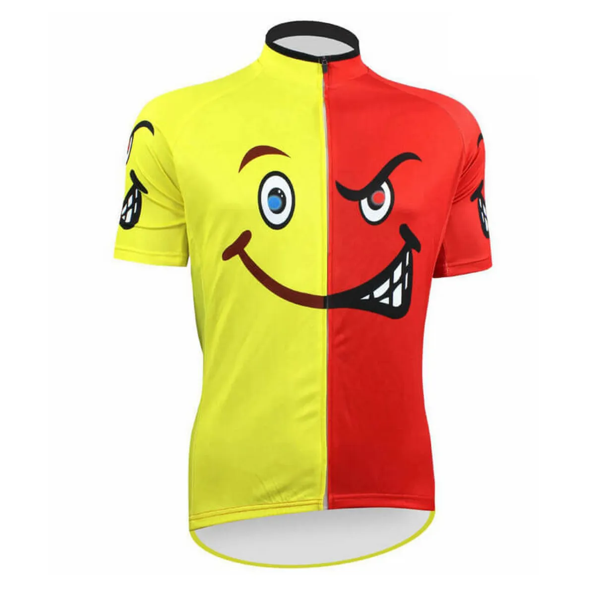 Honest Emoji Yellow Red Cycling Jersey To Buy