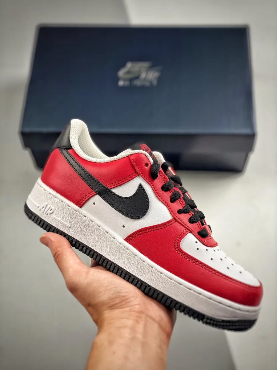 Nike Air Force 1 Low White/Team Red-Black Air Force 1 White Team Red