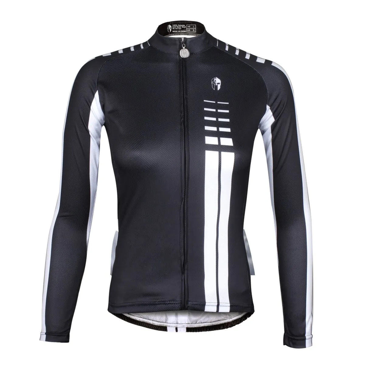 Woman White striped Black Cool Short/long-sleeve Cycling Jersey Cycle Clothing Racing Apparel NO.646
