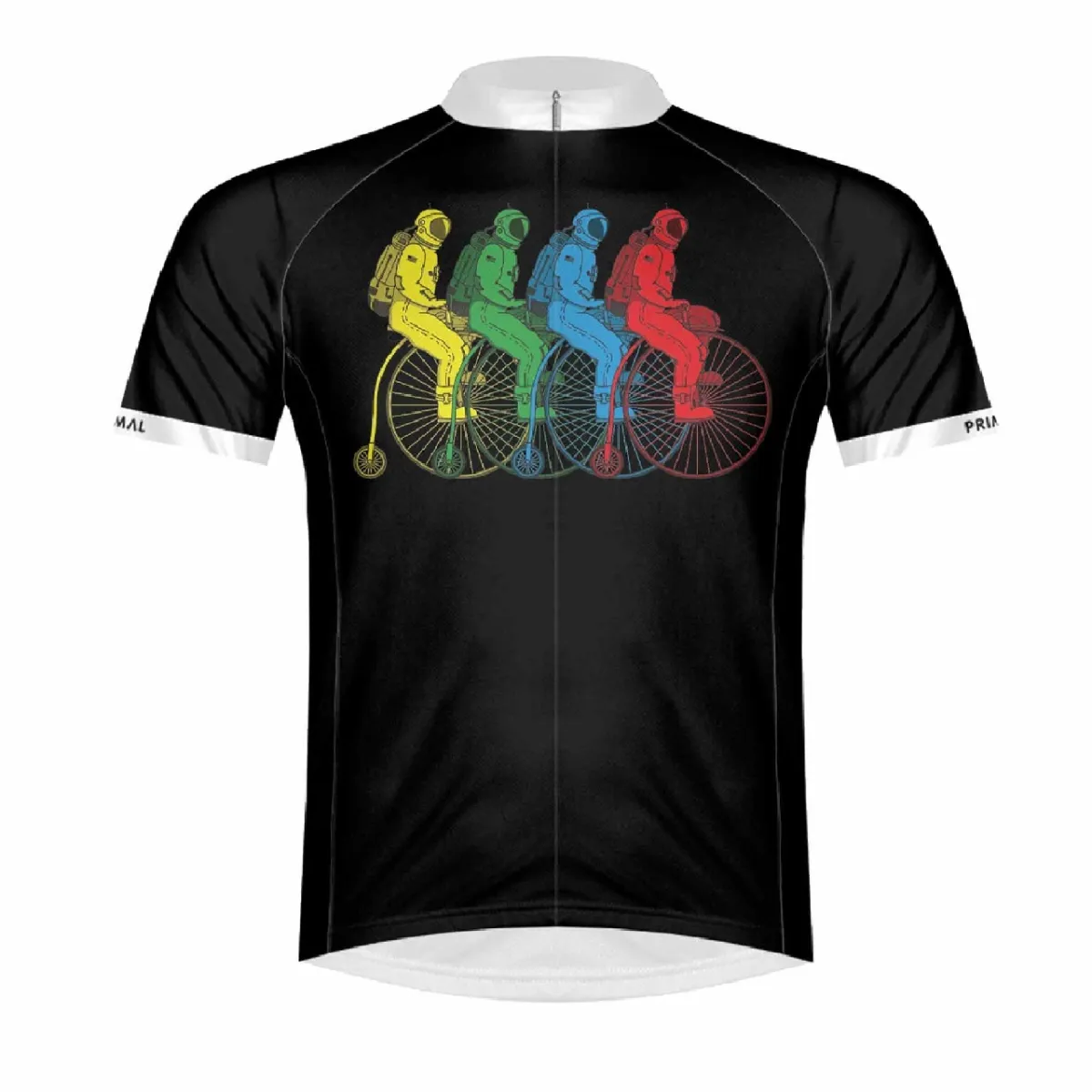 Primal Wear Astronaut Men's Sport Cut Full Zip Short Sleeve Cycling Jersey ASP1J20M-M
