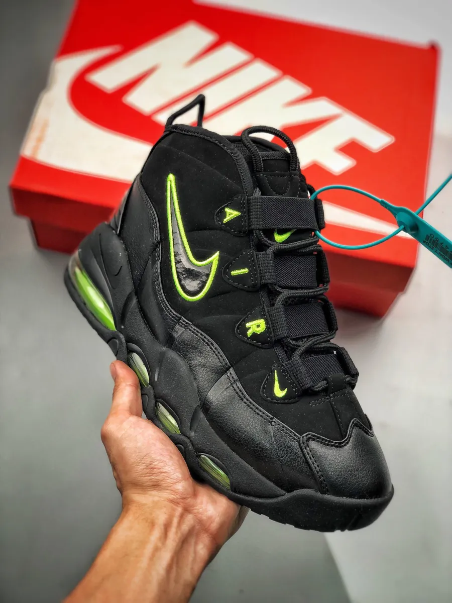 Nike Air Max Uptempo Black/Volt - air max uptempo volt