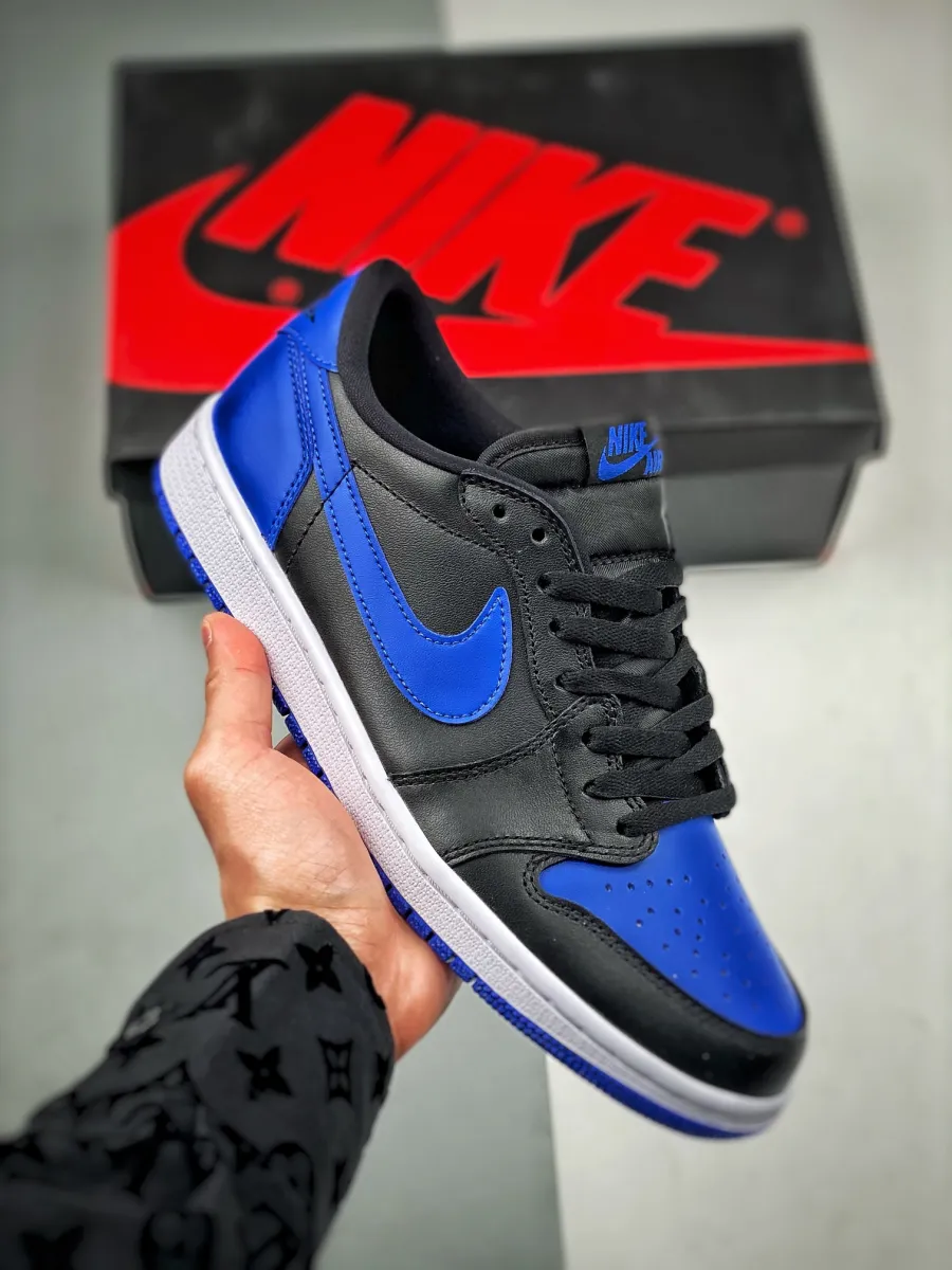 Air Jordan 1 Retro Low OG Black/Varsity Royal-Sail 705329-004 / nike zoom freak 3 valentine's day