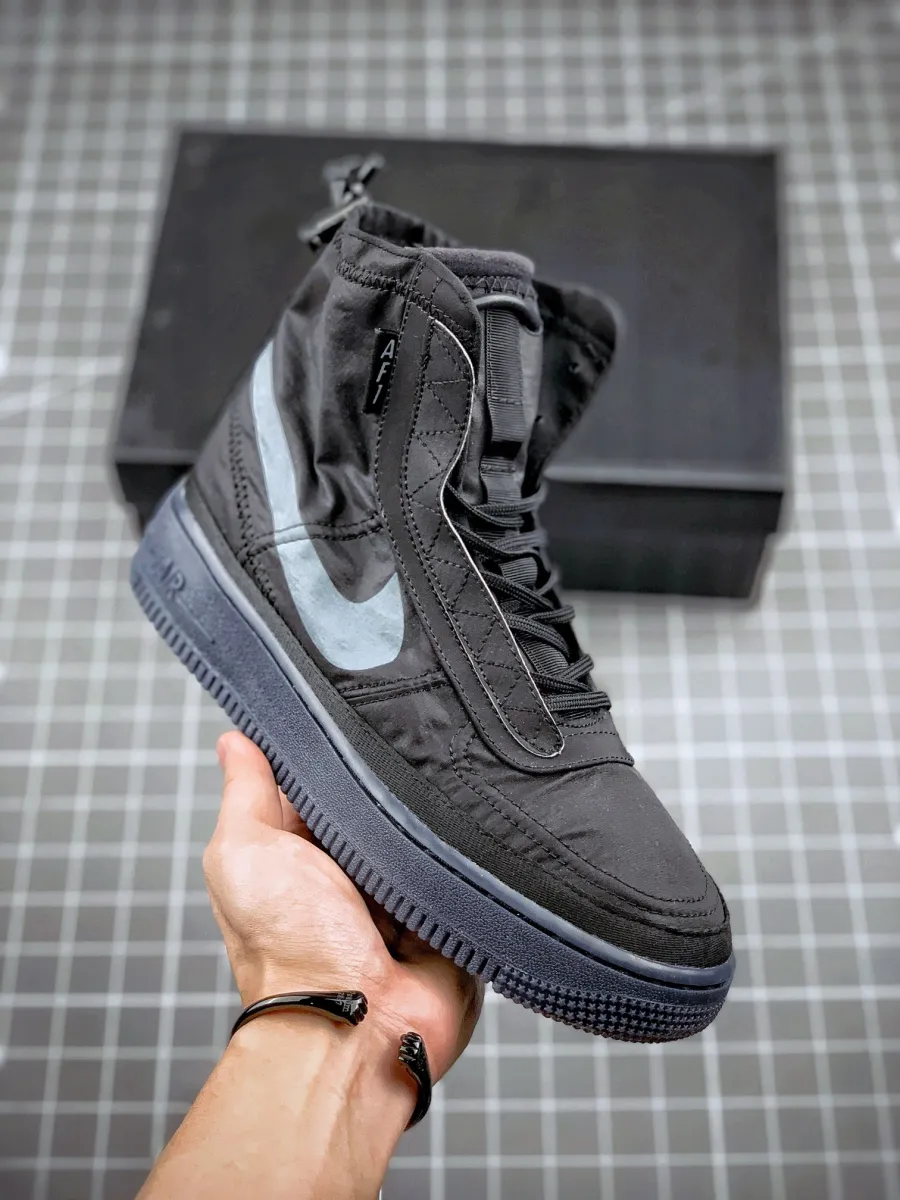 Nike Air Force 1 Shell WMNS 'Black' / bq6096