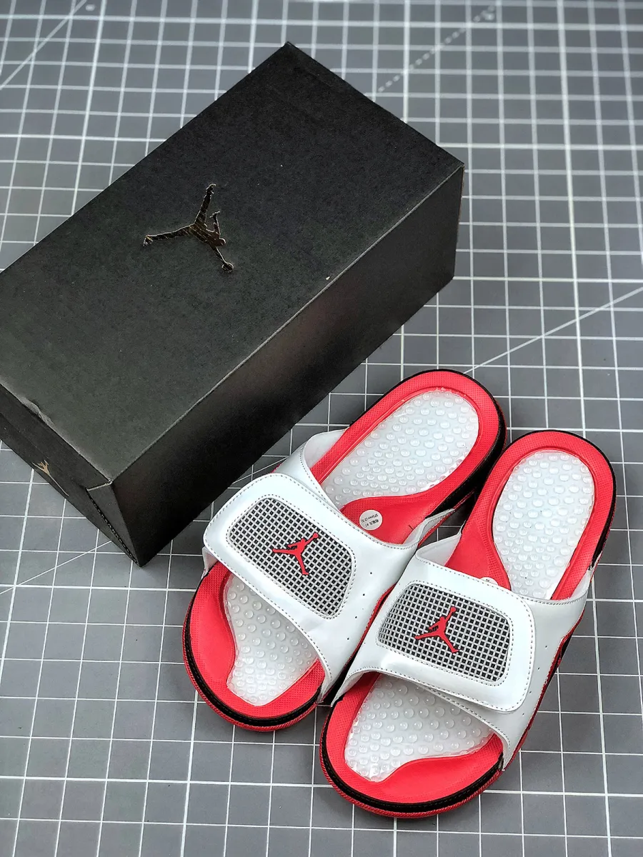 Air Jordan Hydro 13 White Red