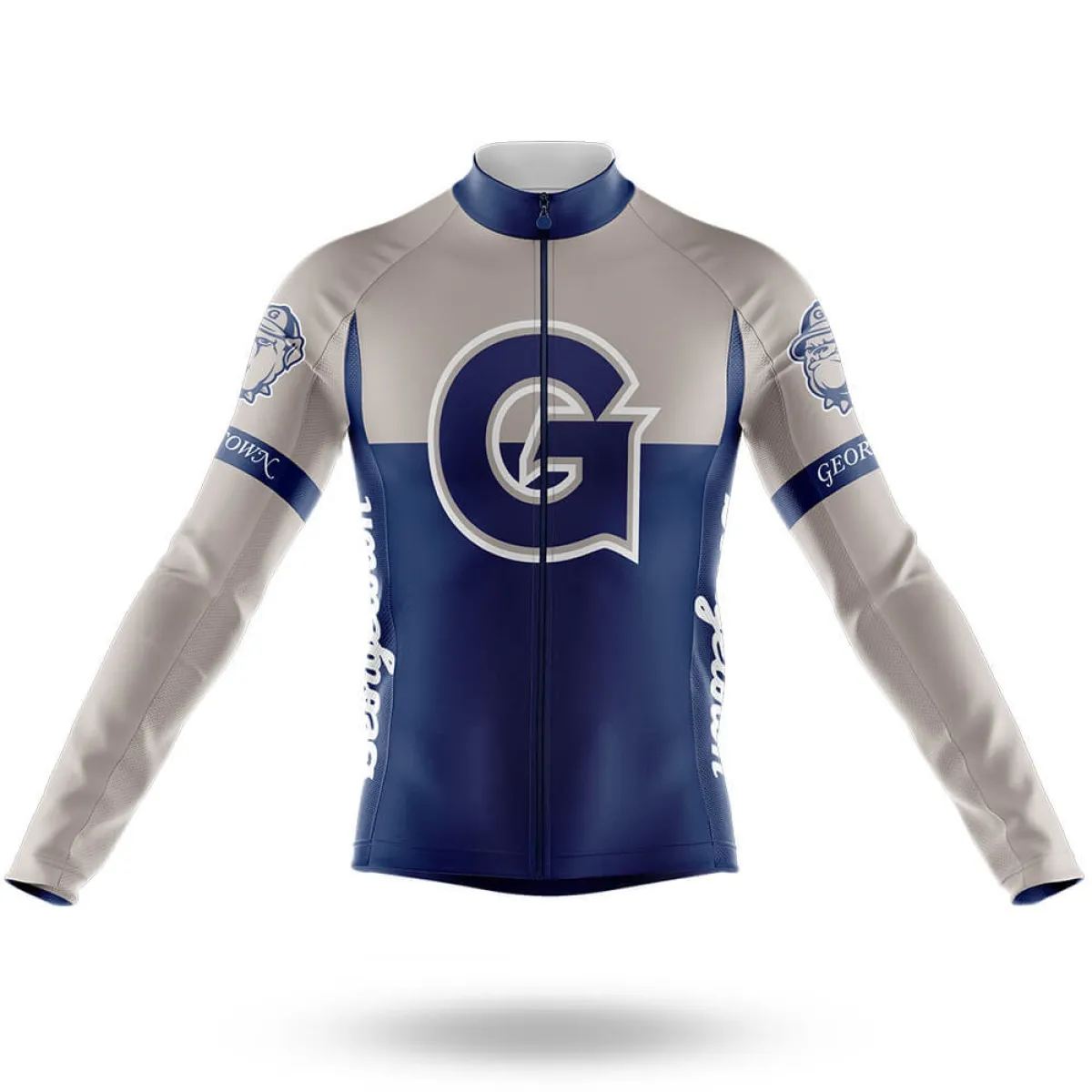 Georgetown University V2 Long Sleeve Cycling Jersey Only