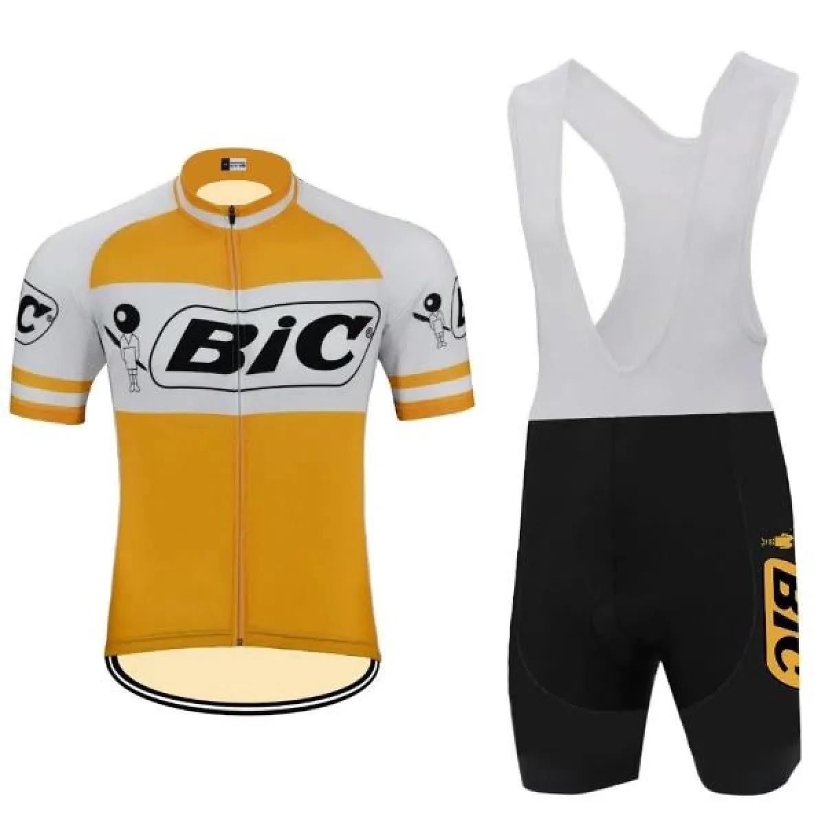 Orange Bic Vintage Cycling Race Suit To Buy