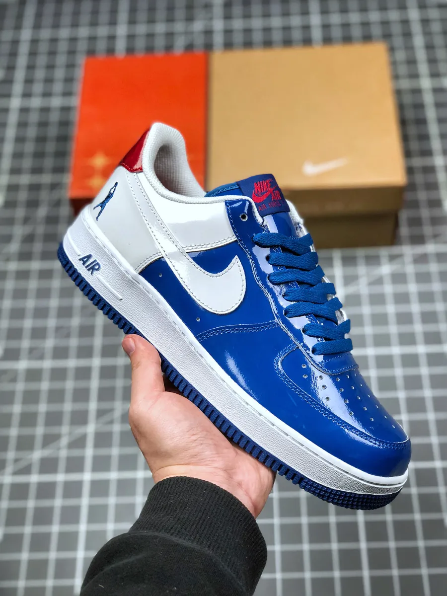 Nike Air Force 1 Sheed Low Blue Jay/White-Varsity Red 306347-411 New Releases