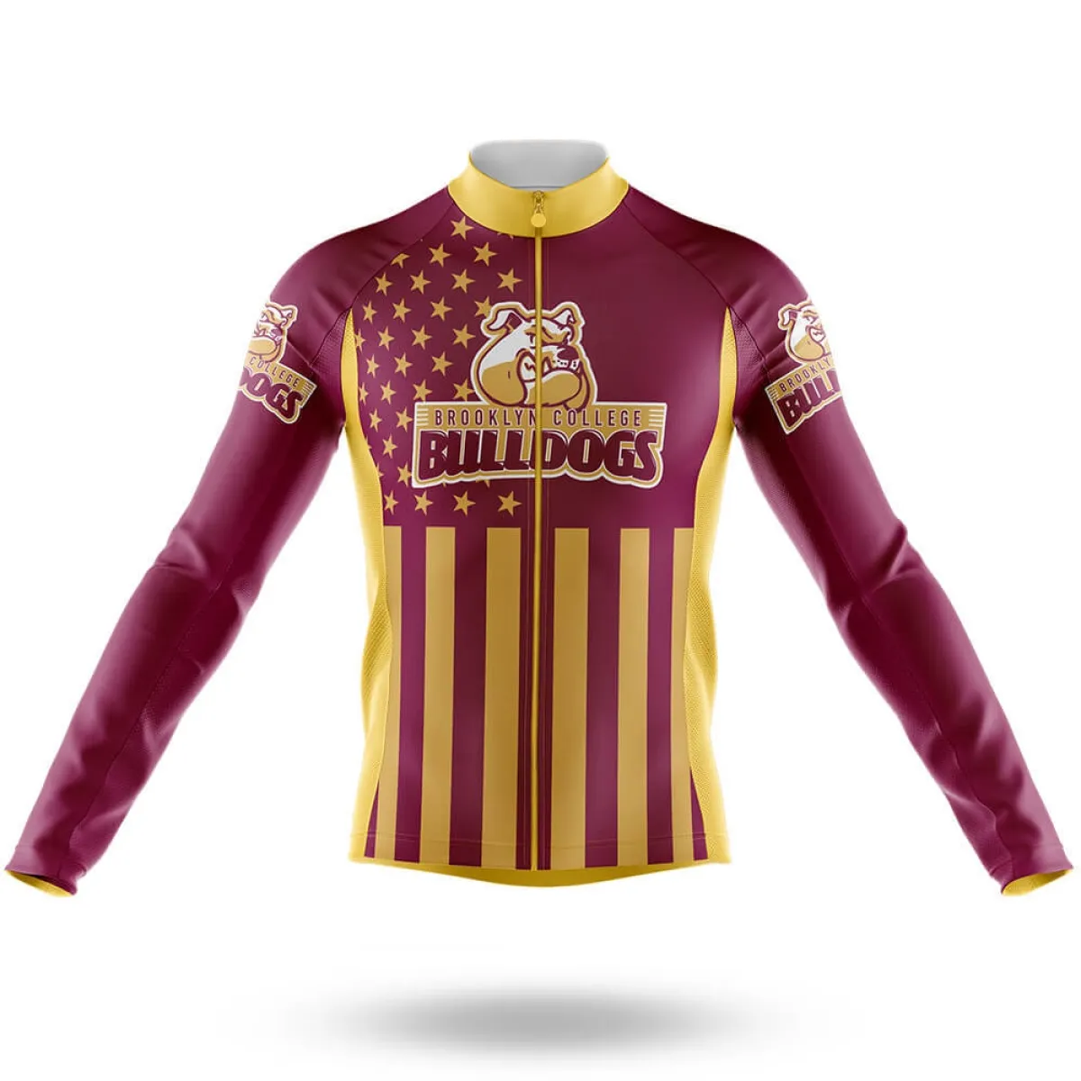 Online Brooklyn College USA Long Sleeve Cycling Jersey Only