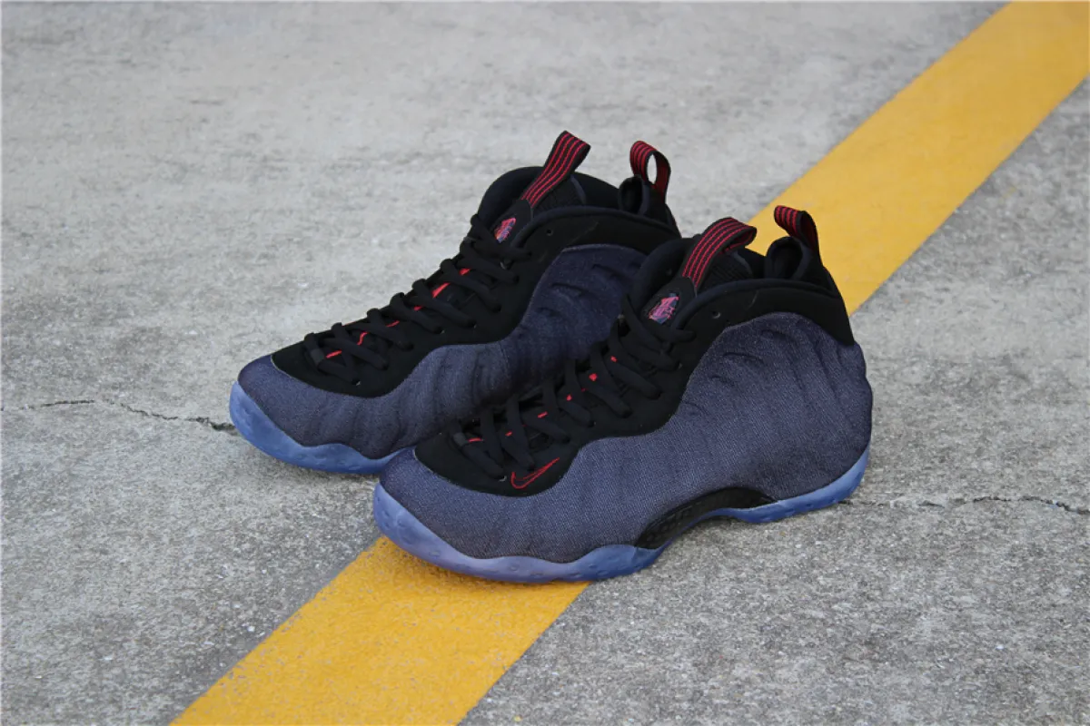 ​Nike Air Foamposite One 'Denim' Obsidian/University Red-Black 314996-404 - For Sale Foamposites