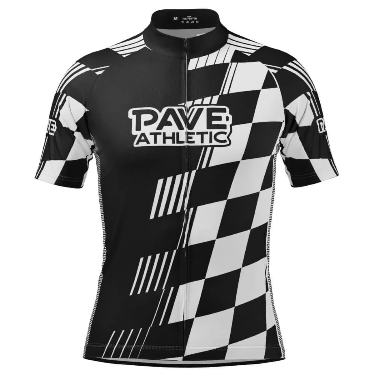 Men's PAVE Athletic Modern Auto Short Sleeve Cycling Jersey