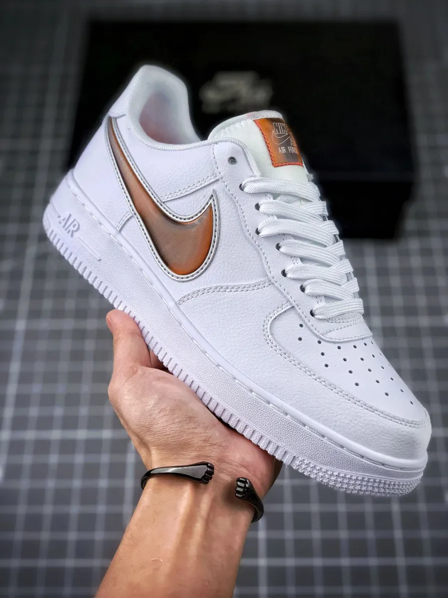 Nike Air Force 1 '07 LV8 3 White/Court Purple-Infrared 23 CI6387-171 New Releases