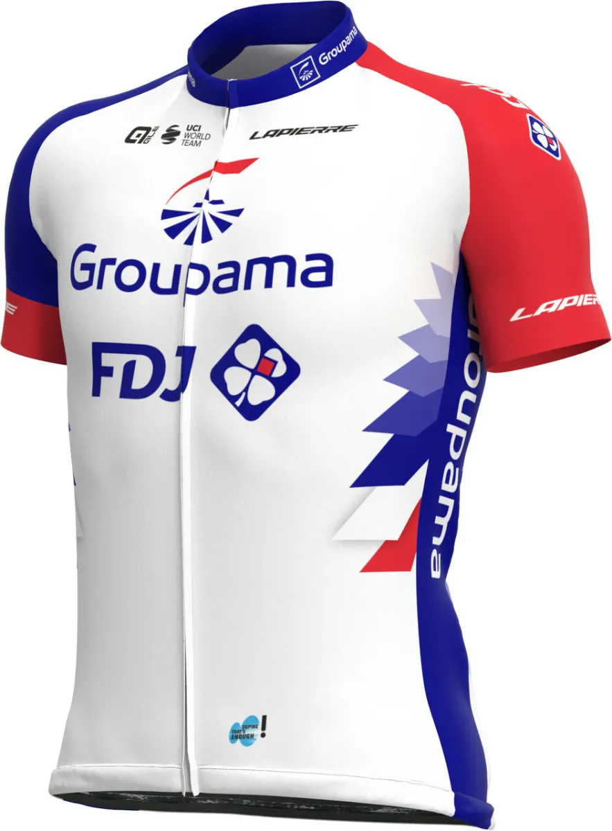 2021 Groupama FDJ Full Zipper Jersey, Brand New GRO21J1
