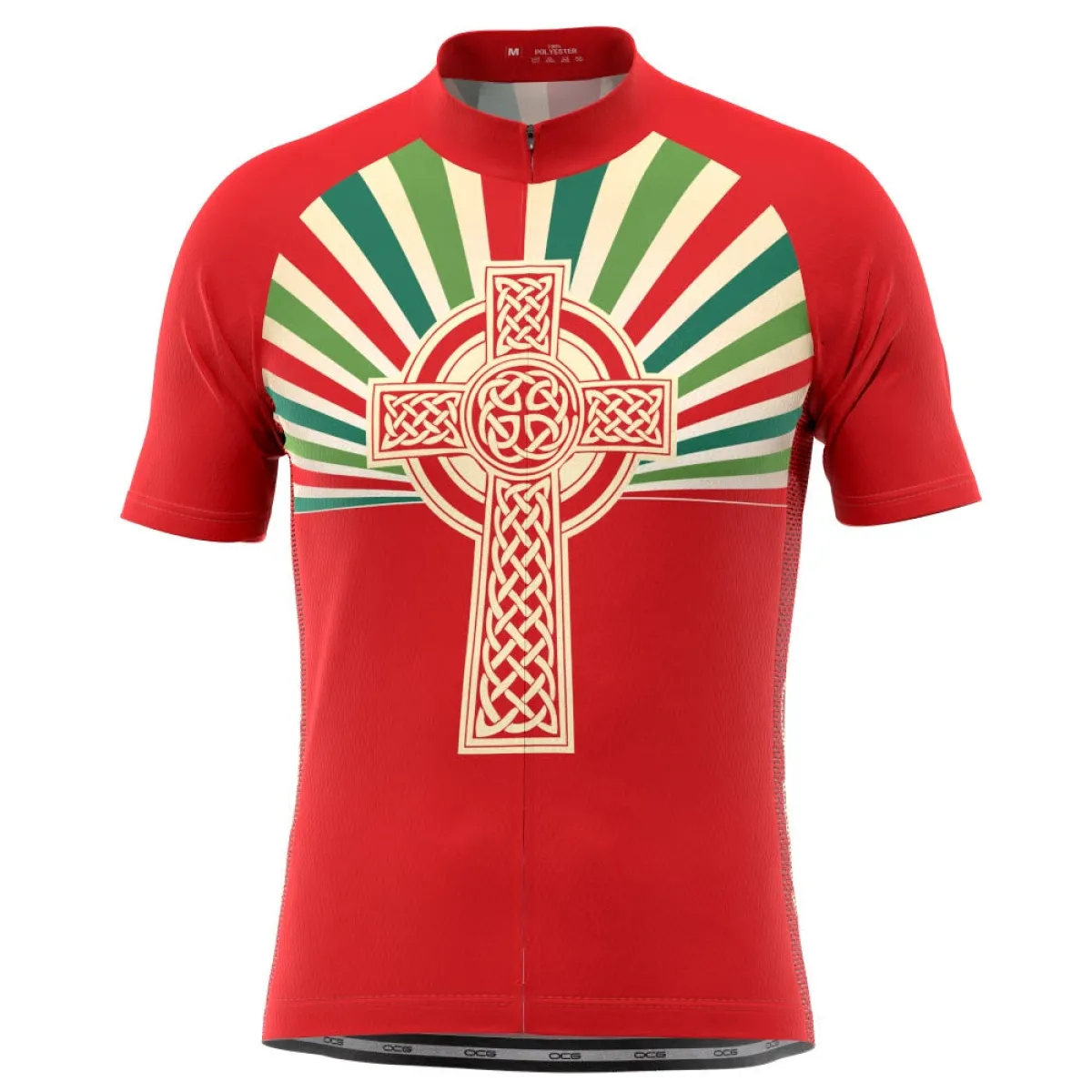 Men's Christian Fearless in Faith Cross Cycling Jersey Christian Cycling Jersey