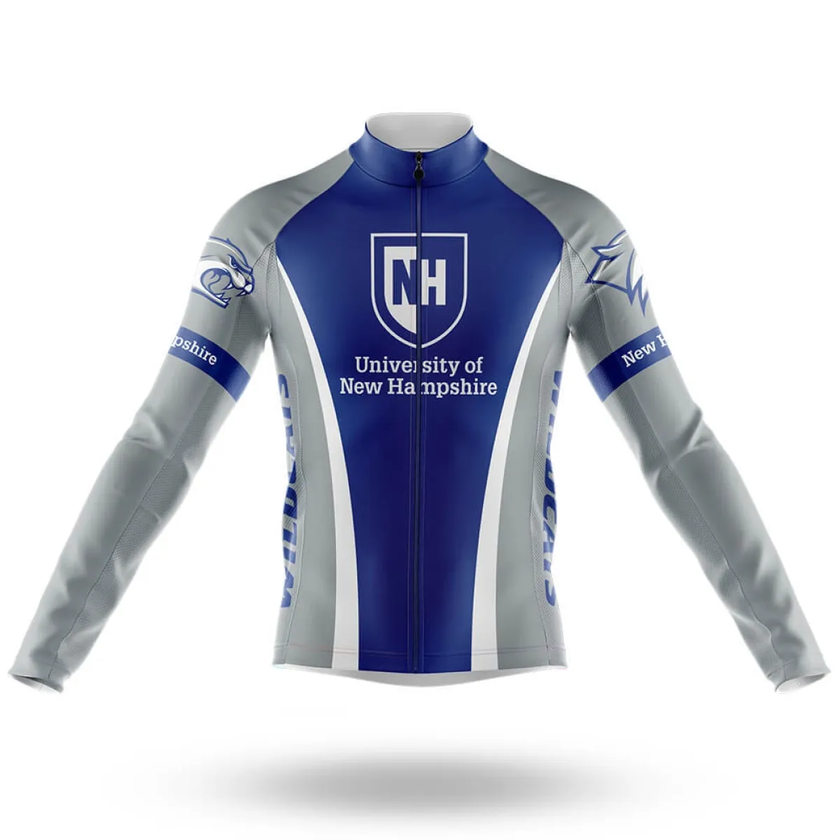 University of New Hampshire Long Sleeve Cycling Jersey Only