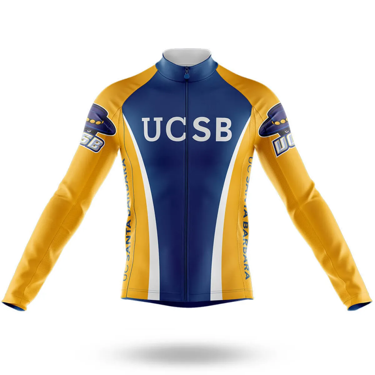 University of California Santa Barbara Long Sleeve Cycling Jersey Only | ucsb gear