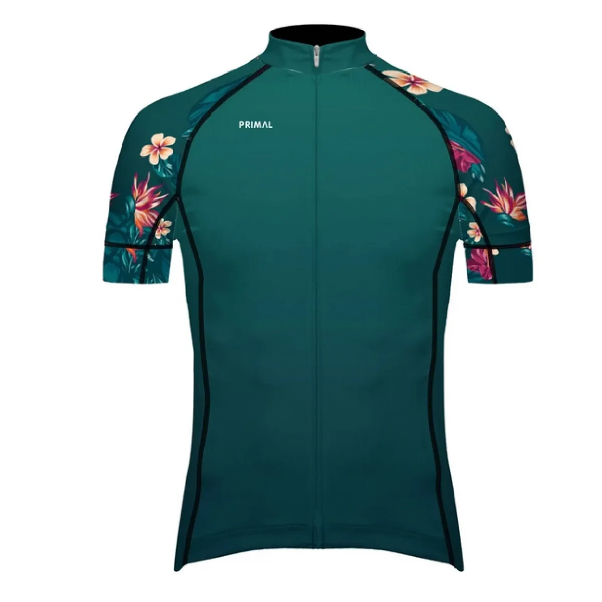 Primal Wear Kona Men's Full Zip Evo 2.0 Race Fit Cycling Jersey
