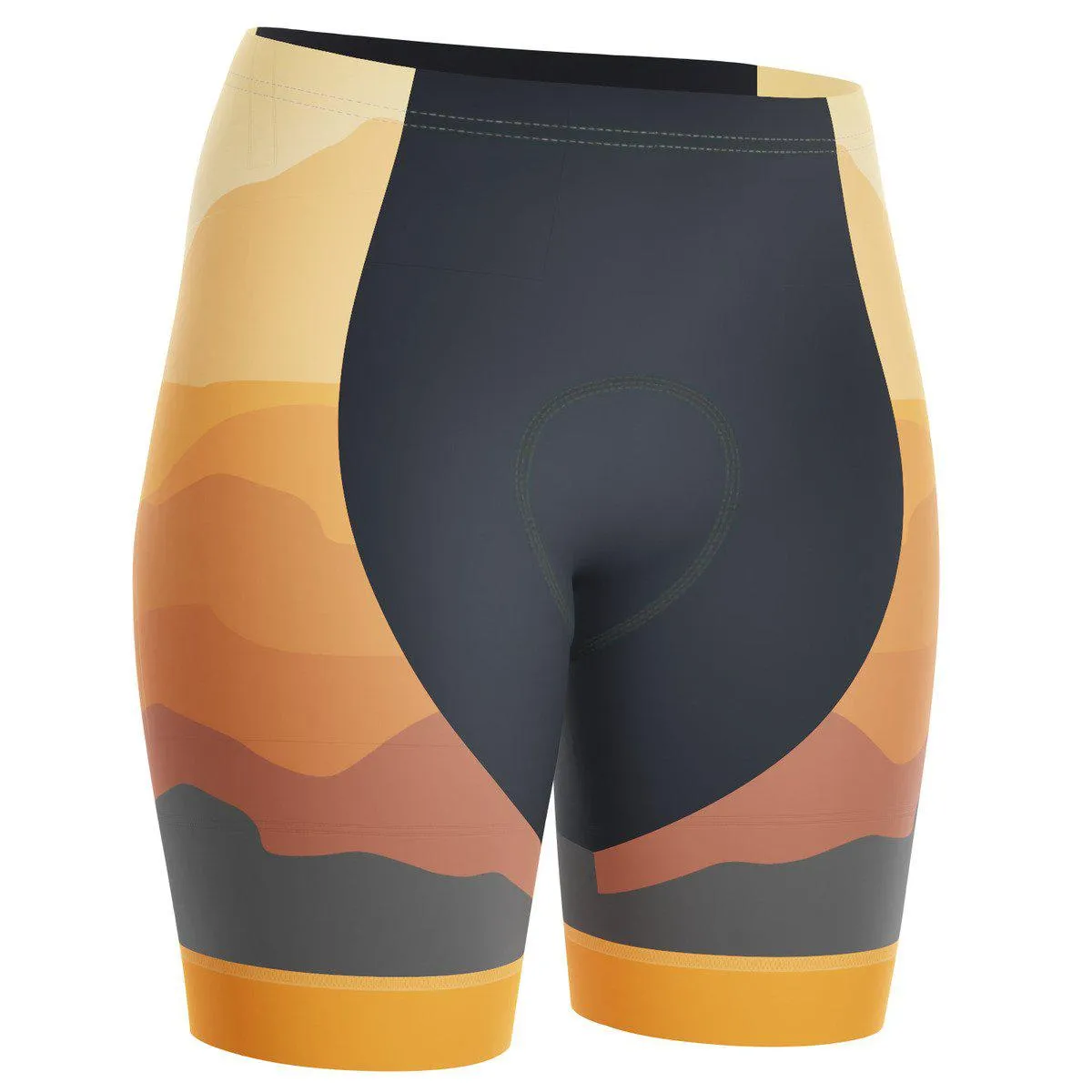 Women's Ride Free Sunset Gel Padded Cycling Shorts For Sale